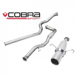 VZ17d Cobra Sport Vauxhall Corsa D SRI (2010>) Turbo Back Package (with De-Cat / Non-Resonated), Cobra Sport, VZ17d